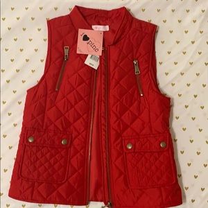 Red Puffer Vest